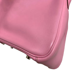 Hermès Lindy 30 Shoulder Bag - Rose Azalée Taurillon Clemence Palladium Hardware