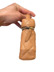 Chanel 25B Caramel Grained Calfskin Vanity Case Bag with Top Handle