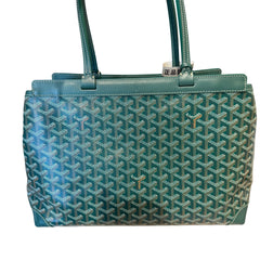 Goyard Bellechasse Biaude PM Tote - Green Goyardine (Structured Work Bag)