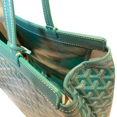 Goyard Bellechasse Biaude PM Tote - Green Goyardine (Structured Work Bag)