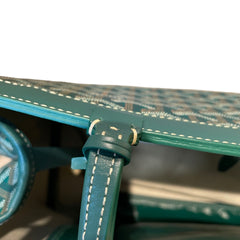 Goyard Bellechasse Biaude PM Tote - Green Goyardine (Structured Work Bag)