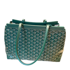 Goyard Bellechasse Biaude PM Tote - Green Goyardine (Structured Work Bag)