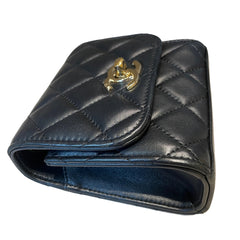 Chanel Mini Trendy CC Flap Bag - Black Lambskin with Gold-Tone Hardware