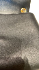 Celine Teen Victoire Bag in Black Grained Calfskin - Triomphe Metallic Closure