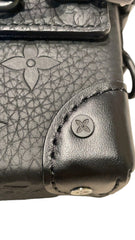 Louis Vuitton Steamer Wearable Wallet - Black Monogram Embossed Taurillon Leather