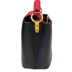 Louis Vuitton Capucines Mini - Black & Red Taurillon Leather (20cm)