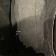 Chanel Black Grained Calfskin Studded Deauville Tote - Large Shopping Bag