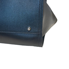 Chanel Black Grained Calfskin Studded Deauville Tote - Large Shopping Bag