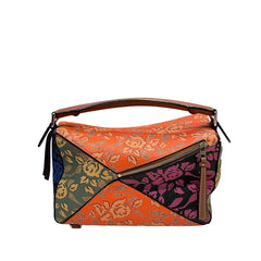 LOEWE Puzzle Bag Medium - Limited Edition "Angel & Floral" Leather Marquetry