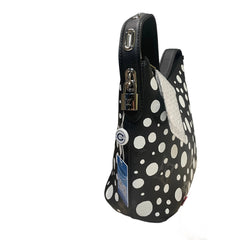 Louis Vuitton x Yayoi Kusama CarryAll PM - Black Empreinte "Infinity Dots" (25cm)