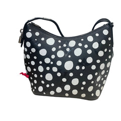 Louis Vuitton x Yayoi Kusama CarryAll PM - Black Empreinte "Infinity Dots" (25cm)
