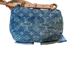 Louis Vuitton Monogram Denim Mini Backpack - Rare Blue Wash & Vachetta