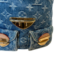 Louis Vuitton Monogram Denim Mini Backpack - Rare Blue Wash & Vachetta