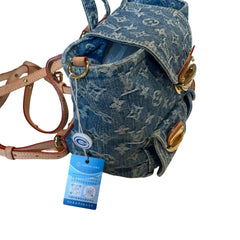 Louis Vuitton Monogram Denim Mini Backpack - Rare Blue Wash & Vachetta