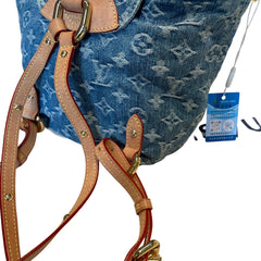 Louis Vuitton Monogram Denim Mini Backpack - Rare Blue Wash & Vachetta