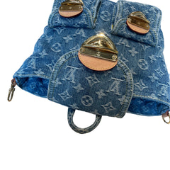 Louis Vuitton Monogram Denim Mini Backpack - Rare Blue Wash & Vachetta