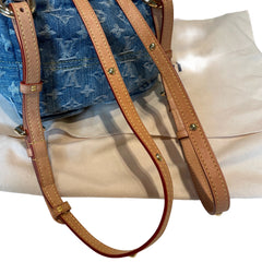 Louis Vuitton Monogram Denim Mini Backpack - Rare Blue Wash & Vachetta