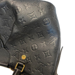 Louis Vuitton Marly BB Handbag - Black Monogram Empreinte Leather (26cm)