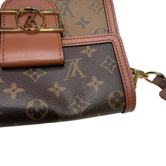 Louis Vuitton Dauphine Mini Shoulder Bag | Monogram Reverse Canvas | 20cm