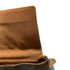 Louis Vuitton Looping MM Shoulder Bag - Monogram Canvas & Arched Handle (29cm)