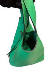 Hermès Picotin Lock 18 - Vert Comics Taurillon Clemence with Palladium Hardware