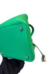 Hermès Picotin Lock 18 - Vert Comics Taurillon Clemence with Palladium Hardware