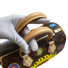 Louis Vuitton x Yayoi Kusama Speedy 25 Bandoulière - "Faces" Monogram - Microchip