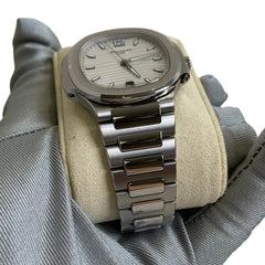 Patek Philippe Nautilus 7118/1A-010 | Silvery Opaline White Dial | 35.2mm Automatic | Full Set (Box & Papers)