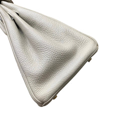 Hermes Birkin 30 White Gold Hardware A Stamp