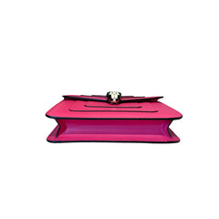 Bvlgari Serpenti Forever Bag - Hot Pink Calfskin & Enamel Snake Head (20cm)