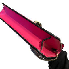 Bvlgari Serpenti Forever Bag - Hot Pink Calfskin & Enamel Snake Head (20cm)