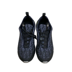 Dior B24 Sneakers - Black & Purple Oblique Tech Fabric (Size EU 41 / US 8)