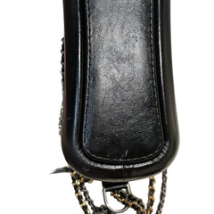 Chanel Gabrielle Small Hobo Bag Black Limited Badge Charms