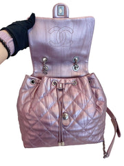 Chanel Urban Spirit Backpack - Iridescent Rose Gold / Metallic Pink (Medium)