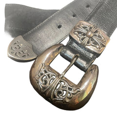 Chrome Hearts Large Claw Buckle Belt - Heavy Weight Leather (Size 36)