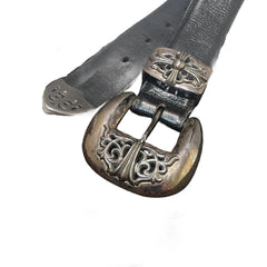 Chrome Hearts Large Claw Buckle Belt - Heavy Weight Leather (Size 36)