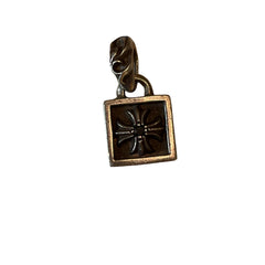Chrome Hearts Framed CH Plus Pendant - .925 Sterling Silver (Square Charm)
