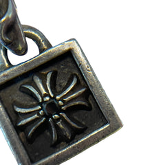 Chrome Hearts Framed CH Plus Pendant - .925 Sterling Silver (Square Charm)