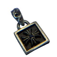 Chrome Hearts Framed CH Plus Pendant - .925 Sterling Silver (Square Charm)