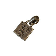 Chrome Hearts Framed CH Plus Pendant - .925 Sterling Silver (Square Charm)