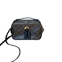 Louis Vuitton Saintonge Monogram Camera Bag - Black Tassels (22cm)