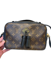 Louis Vuitton Saintonge Monogram Camera Bag - Black Tassels (22cm)
