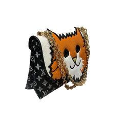 Louis Vuitton Catogram Chain Bag - Grace Coddington Limited Edition (Orange Cat Face)
