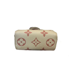 Louis Vuitton Nano Speedy - Bicolor Monogram Empreinte (Cream / Pink)