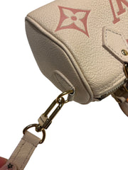 Louis Vuitton Nano Speedy - Bicolor Monogram Empreinte (Cream / Pink)
