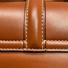 Celine Teen Soft 16 Bag - Tan Smooth Calfskin (Wide Strap)