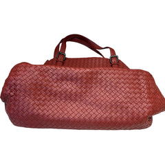 Bottega Veneta Large Intrecciato Nappa Tote - Lobster / Terracotta (Adjustable Straps)