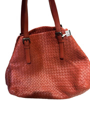 Bottega Veneta Large Intrecciato Nappa Tote - Lobster / Terracotta (Adjustable Straps)