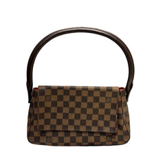 Louis Vuitton Mini Looping Bag - Rare Damier Ebene Canvas (28cm)