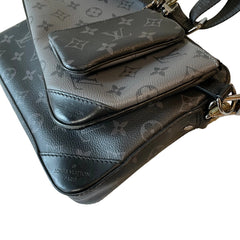 Louis Vuitton Trio Messenger - Monogram Eclipse Reverse (3-Piece Crossbody Set)